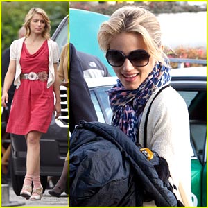 Dianna Agron: 'Glee' Nationals in NYC!