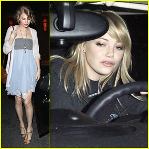 Taylor Swift: Girl's Night Out with Emma Stone!
