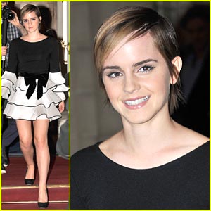Emma Watson Launches Lancôme Trésor Midnight Rose