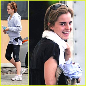 Emma Watson: Movie & Workout Weekend