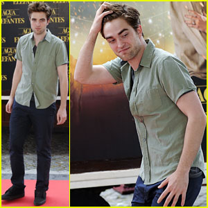 Robert Pattinson: 'Water for Elephants' Photo Call in Spain!