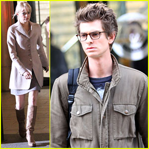 Emma Stone & Andrew Garfield: Filming Spidey!