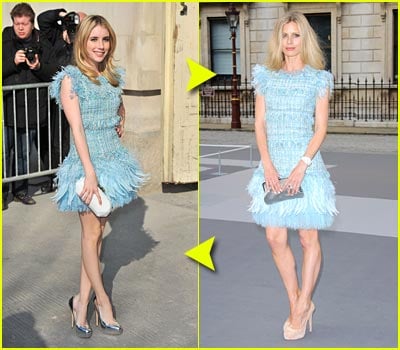 Fashion Faceoff: Chanel RTW Spring Fringe & Feather Dress