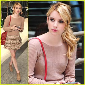 Emma Roberts Lays Low in NYC