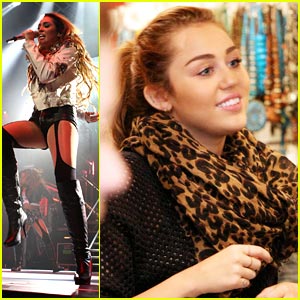 Miley Cyrus: Darlinghurst Shopping Before Concert!