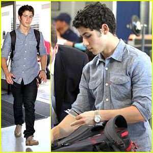 Nick Jonas: Taking Off Again...