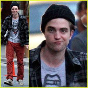 Robert Pattinson: Red Pants Rehearsal