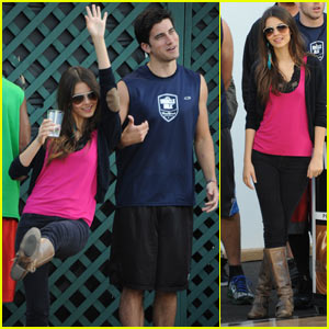 Victoria Justice: Basketball Tournament with Ryan Rottman!