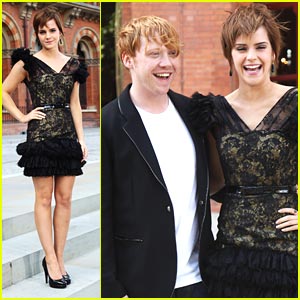Rupert Grint & Emma Watson: Harry Potter Photocall!, Emma Watson, Harry  Potter, Rupert Grint