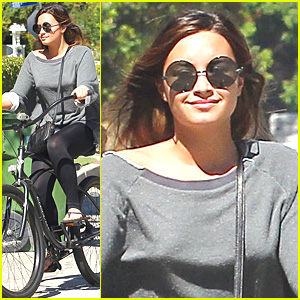 Demi Lovato: Biking Beauty