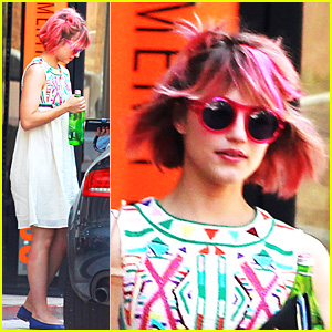 Dianna Agron: Pink Hair Pretty!