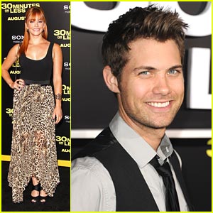 Drew Seeley & Amy Paffrath: '30 Minutes or Less' Premiere Pair