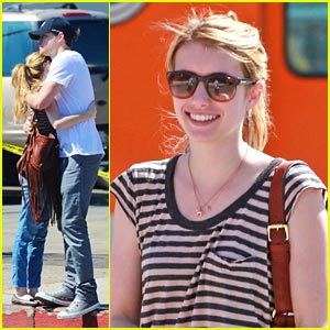 Emma Roberts & Chord Overstreet: Joan's On Third Twosome