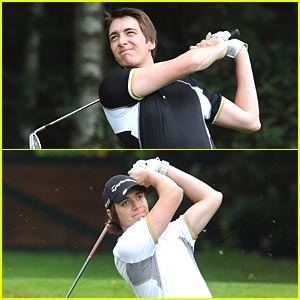 James and Oliver Phelps: Shooting Stars Golf Tournament