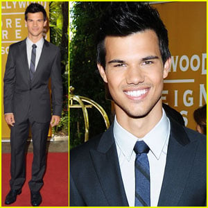 Taylor Lautner: HFPA Luncheon!