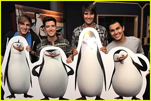 Big Time Rush are Big Time Penguins -- FIRST LOOK!