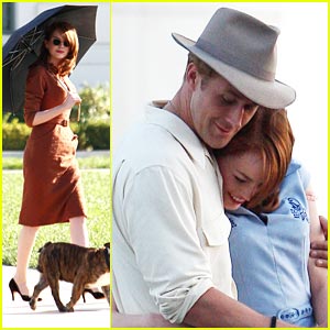 Emma Stone Goes 'Gangster' at the Griffith Observatory