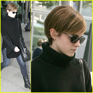 Emma Watson: London Airport Arrival