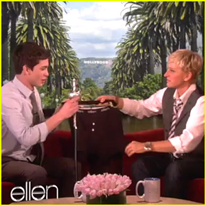Logan Lerman Loves Ellen Underwear!