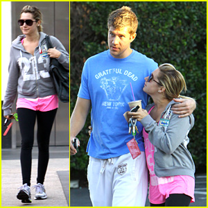 Ashley Tisdale & Scott Speer: Gym & Coffee Couple!