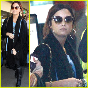 Demi Lovato: Departing for Detroit!
