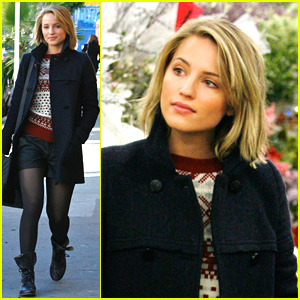 Dianna Agron: Holiday Decorations Shopping!