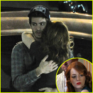 Emma Stone Hugs It Out With Andrew Garfield