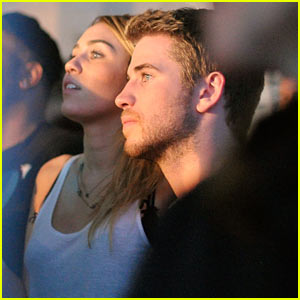 Miley Cyrus & Liam Hemsworth: Google Music Launch!