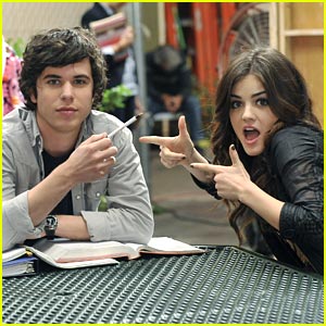 Lucy Hale: Study Time with Shane Coffey