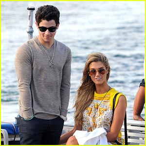 Nick Jonas & Delta Goodrem Sail Around Sydney