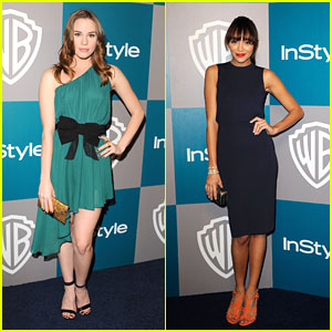 Ashley Madekwe & Christa B. Allen: InStyle Party Pair