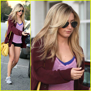 Ashley Tisdale Stops By The Salon