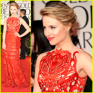 Dianna Agron - Golden Globe Awards 2012