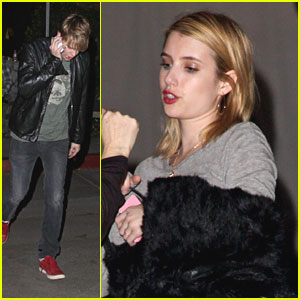 Emma Roberts: Chateau Marmont with Chord Overstreet