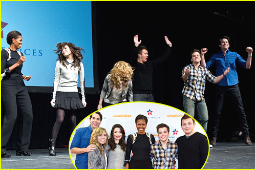 iCarly Cast Rock Out with Michelle Obama
