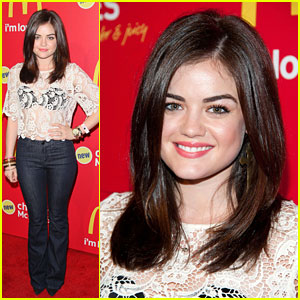 Lucy Hale: Chicken McBites Launch Party!