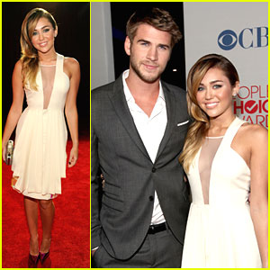 Miley Cyrus & Liam Hemsworth: People's Choice Awards Pair