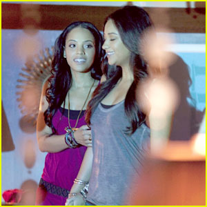 Shay Mitchell & Bianca Lawson Share 'A Kiss Before Lying'