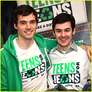 Ian Harding & Brendan Robinson: Teens For Jeans Drop!
