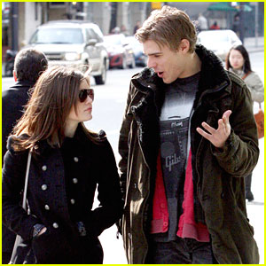 Lucy Hale Visits Chris Zylka in Vancouver