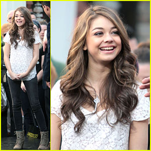 Sarah Hyland: Not Athletic for 'Struck By Lightning'
