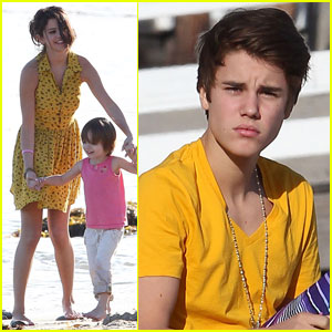 Selena Gomez: Beach Time With Justin Bieber's Family!