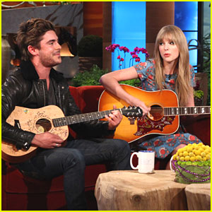 Zac Efron & Taylor Swift Sing a Song for Ellen
