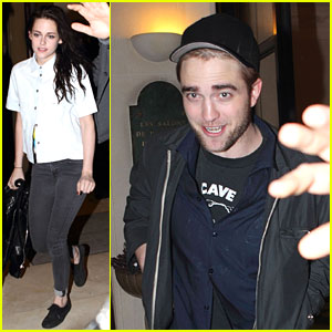 Robert Pattinson & Kristen Stewart: Paris Date Night