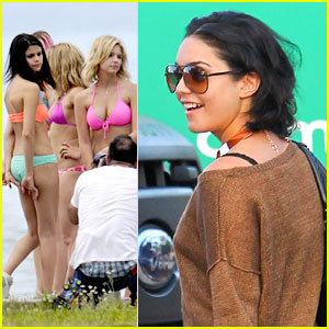 Selena Gomez & Vanessa Hudgens: 'Breakers' on The Beach