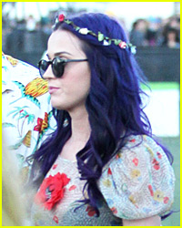 Katy Perry: New Deep Blue Hair