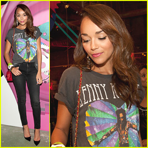 Ashley Madekwe: Art Rules Reveal with Swatch