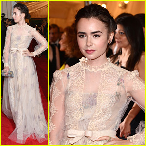 Lily Collins - Met Ball 2012