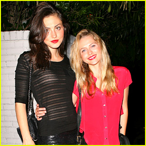 Phoebe Tonkin: Ladie's Night Out with Teresa Palmer