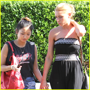 Brenda Song: Lunch with Aly Michalka!